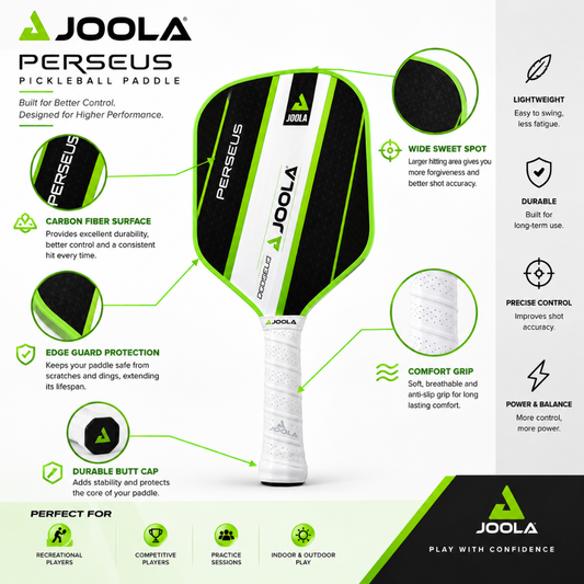JOOLA Perseus Pickleball Paddle – Premium Performance & Control