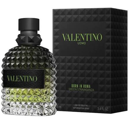 Valentino Uomo Born In Roma Green Stravaganza 3.4 oz EDT Spray