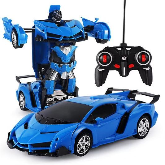 RC Deformation Robot Car for Kids – Electric Remote Control Transforming Vehicle with Induction Function, Interactive Robot Toy, Birthday Gift for Boys and Girls