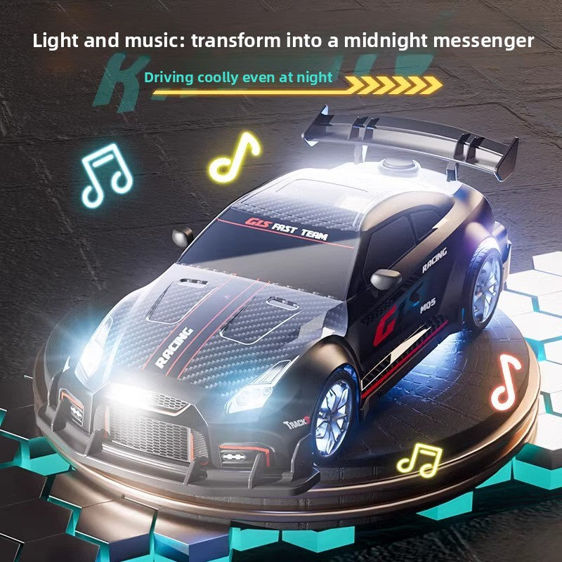 Electric RC Drift Car for Kids – 4WD Sports Racing Toy with Spray Effect, LED Lights and Multi-Function Features, Indoor Racing Car Birthday Gift