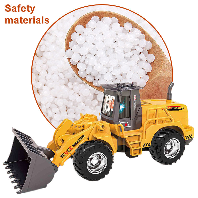 RC Construction Tractor Toy for Kids – Electric Remote Control Farm Vehicle with Lights, Rechargeable Toy Tractor for Boys and Girls