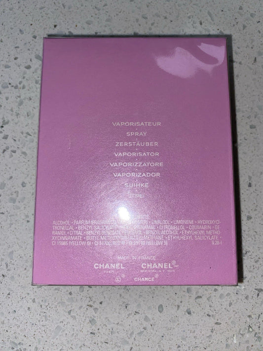 CHANEL Chance 3.4oz. Women's Eau De Toilette Spray