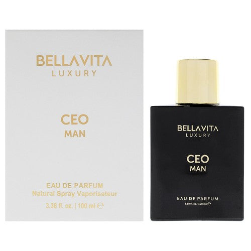 BellaVita Luxury CEO Man Eau De Parfum 100ml 3.4oz Woody for Men