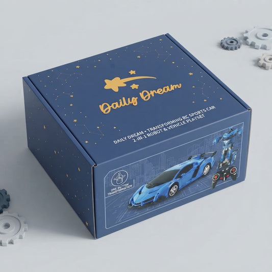 RC Deformation Robot Car for Kids – Electric Remote Control Transforming Vehicle with Induction Function, Interactive Robot Toy, Birthday Gift for Boys and Girls