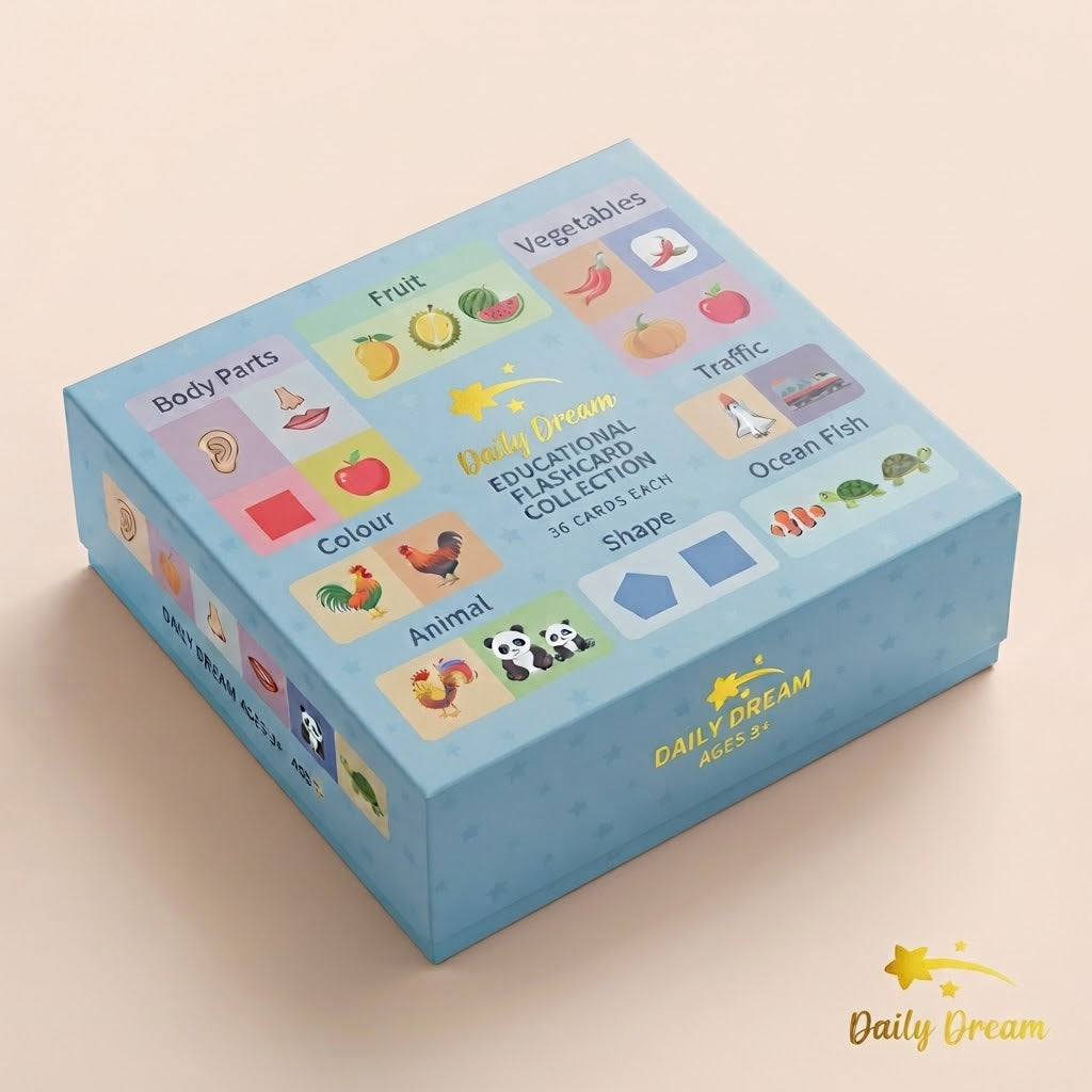 Educational Flash Cards for Kids 0–6 Years – Early Learning, Cognitive Development & Picture Cards