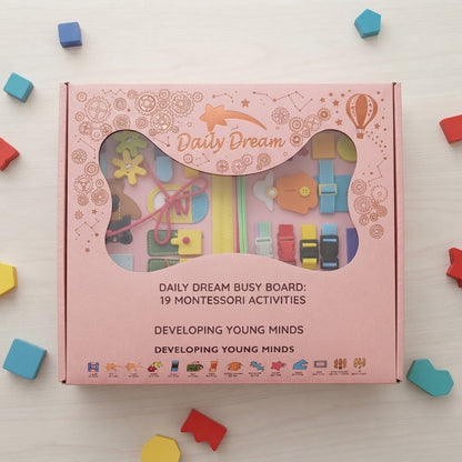 Montessori Felt Busy Board for Toddlers – Interactive Early Learning & Sensory Activity Toy