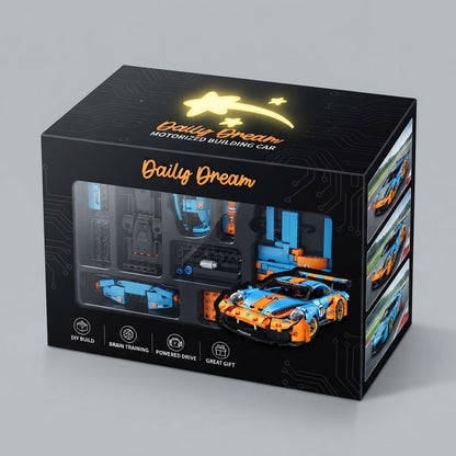 1:14 Scale Supercar Building Blocks Set for Kids – DIY Sports Racing Car Model, High-Detail ABS Plastic Construction Toy, Educational STEM Gift for Boys and Girls