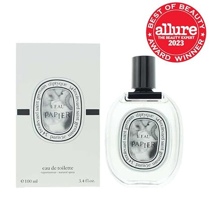 L'Eau Papier by Diptyque, Unisex Eau de Toilette, 3.4 oz (100 ml)