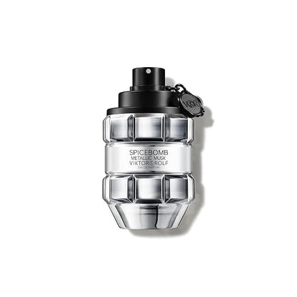 Viktor&Rolf - Spicebomb Metallic Musk - Eau de Parfum - Cologne for Men - Ambery Fragrance - With Warm Musk, Silver Suede & Black Pepper