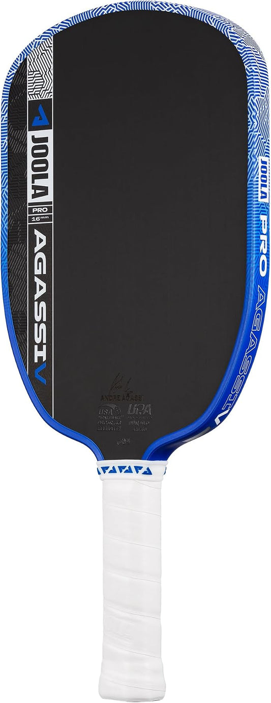 JOOLA Pro V Pickleball Paddle – Raw Carbon Fiber, 14mm/16mm