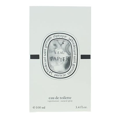 L'Eau Papier by Diptyque, Unisex Eau de Toilette, 3.4 oz (100 ml)