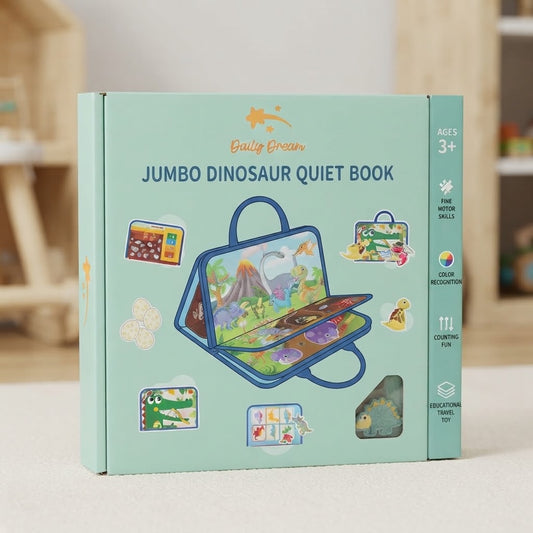 Montessori Felt Busy Book for Kids – Interactive Sensory Activity Book & Early Learning Toy