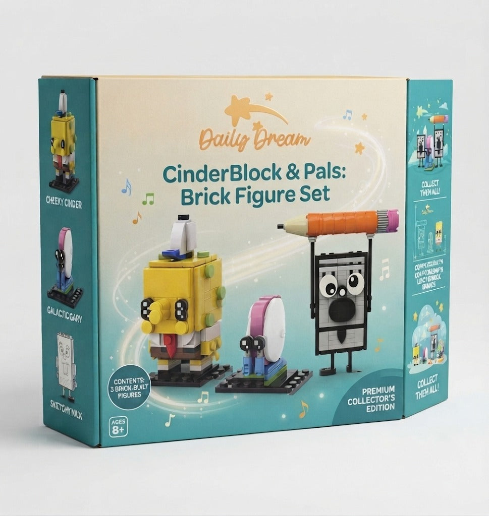 Daily dream Pineapple Pencil Building Blocks Set, Creative Cartoon-Inspired Model Construction Toy, DIY Assembly Kit and Gift for Kids