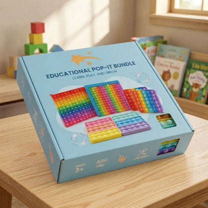 Montessori Silicone Educational Learning Toy – Sensory Play & Logic Training Game for Kids