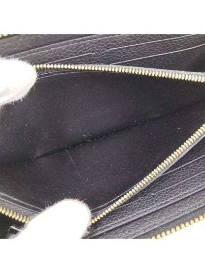Louis Vuitton Portefeuille Clemence Zip Around Wallet Monogram Empreinte Bicolor