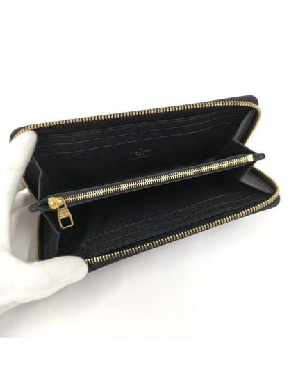 Louis Vuitton Portefeuille Clemence Zip Around Wallet Monogram Empreinte Bicolor