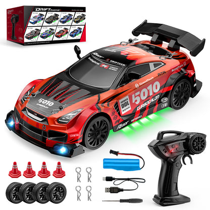 1:24 Scale RC Drift Car for Kids – 2.4GHz 4WD Remote Control Sports Racing Car, High-Speed Mini Electric RC Vehicle, Gift for Boys and Girls