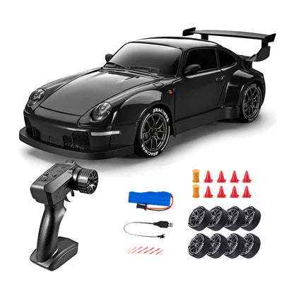 2.4GHz RC Drift Racing Car for Kids – Sports Remote Control Toy Car with Gyroscope, LED Lights and USB Charging, Electric Racing Vehicle Gift