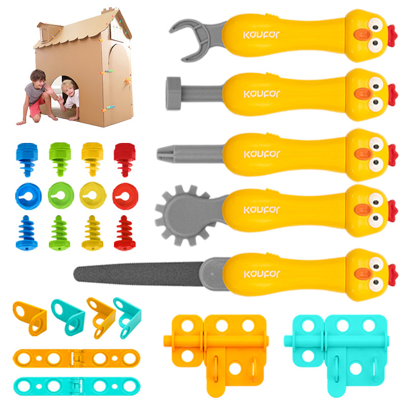 DIY Building Blocks Set for Kids – Screw Puzzle Construction Toy, Educational Engineering Kit for Kindergarten