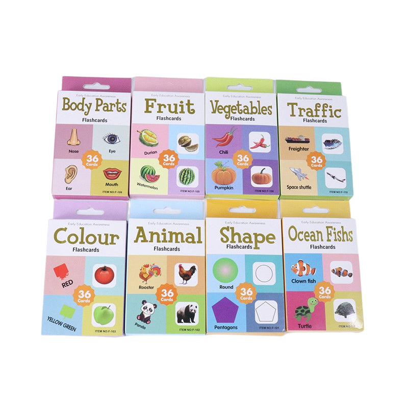 Educational Flash Cards for Kids 0–6 Years – Early Learning, Cognitive Development & Picture Cards