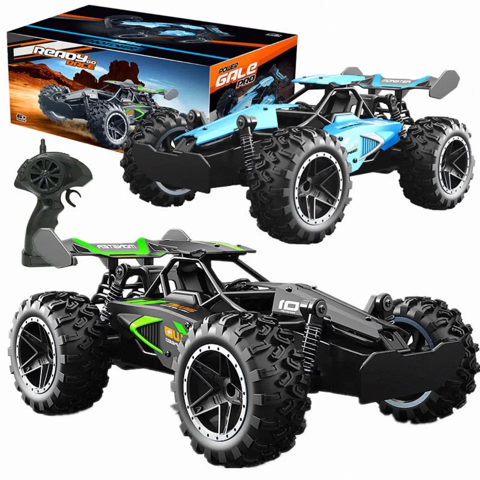 2.4GHz RC Racing Car for Kids – High-Speed Alloy Remote Control Toy Vehicle, USB Rechargeable Racing Car with Easy Assembly