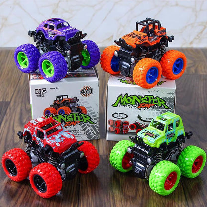 4WD Inertia Off-Road Stunt Car Toy for Kids – Pull-Back Racing Vehicle, All-Terrain Play Car & Gift for Boys