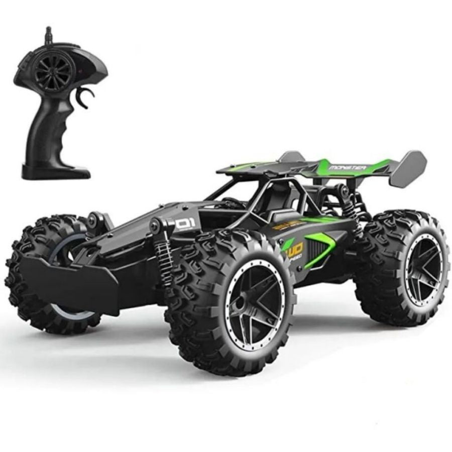 2.4GHz RC Racing Car for Kids – High-Speed Alloy Remote Control Toy Vehicle, USB Rechargeable Racing Car with Easy Assembly