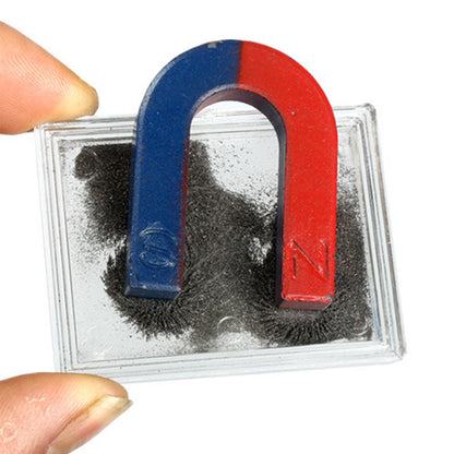 DIY Physics Magnet Set for Kids – Bar, Ring & Horseshoe Magnets with Compass for Science Experiments