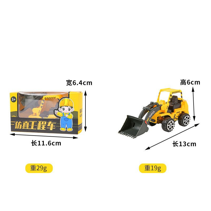 Pull Back Engineering Toy Vehicles Set – Die-Cast Excavator & Dump Truck Models, Construction Car Gift Box for Kids