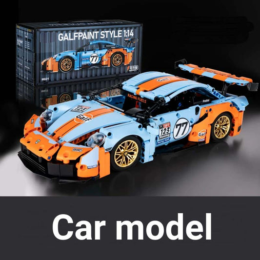 1:14 Scale Supercar Building Blocks Set for Kids – DIY Sports Racing Car Model, High-Detail ABS Plastic Construction Toy, Educational STEM Gift for Boys and Girls