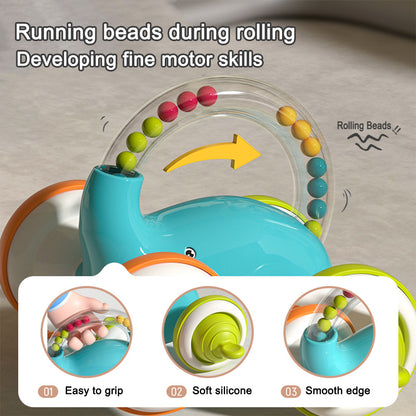 Montessori Baby Elephant Rolling Toy – Sensory & Fine Motor Skills Development Toy for Infants 3M+