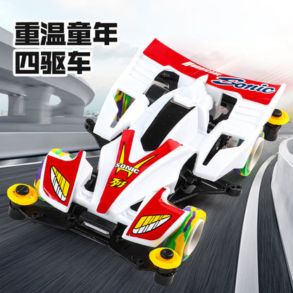 Electric RC Drift Racing Car for Kids – Four-Wheel Sports Toy Vehicle, High-Speed Model Racing Car, Night Racing Toy Gift for Boys and Girls