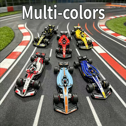 1:64 Scale Mini Alloy Formula RC Racing Car – 2.4GHz Remote Control Toy with Adjustable Speed and LED Lights, Mini Sports Car Gift for Kids
