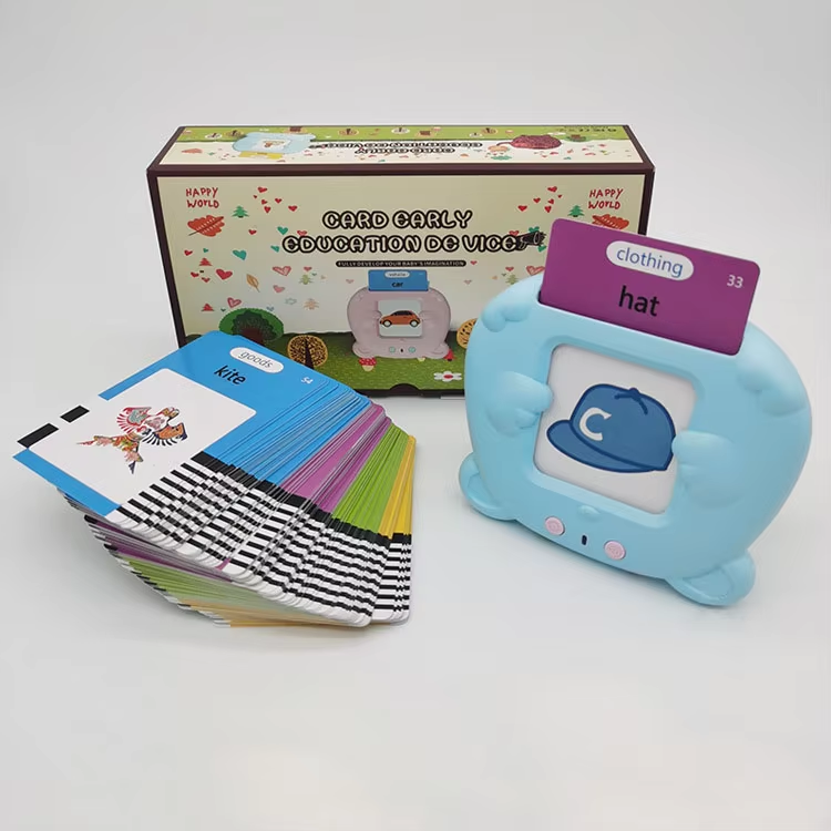 Bilingual Talking Flash Cards Machine for Kids – Interactive Educational Learning Toy for Toddlers