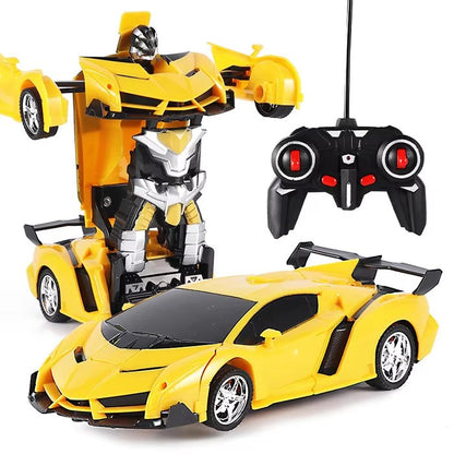 RC Deformation Robot Car for Kids – Electric Remote Control Transforming Vehicle with Induction Function, Interactive Robot Toy, Birthday Gift for Boys and Girls