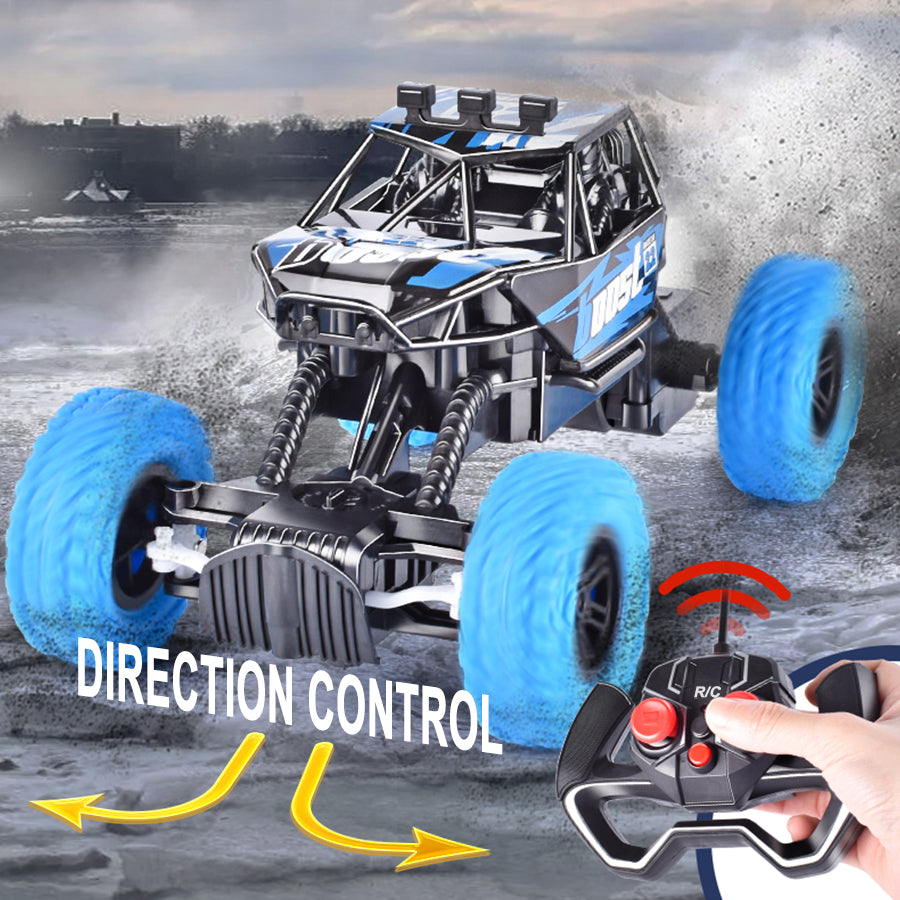 RC Off-Road Climbing Car for Kids – USB Rechargeable Remote Control Racing Vehicle with Lights, All-Terrain Toy Car, Birthday Gift for Boys and Girls