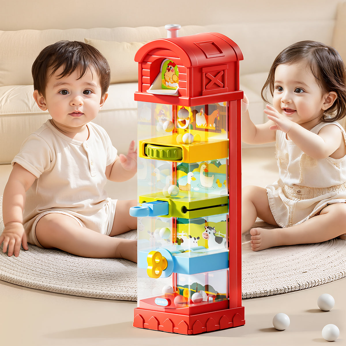 5-in-1 Montessori Busy Board for Toddlers – Travel Sensory Toy, Maze & Fine Motor Skills Learning Activity