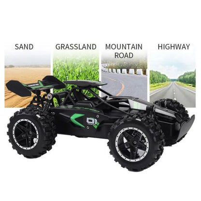 2.4GHz RC Racing Car for Kids – High-Speed Alloy Remote Control Toy Vehicle, USB Rechargeable Racing Car with Easy Assembly