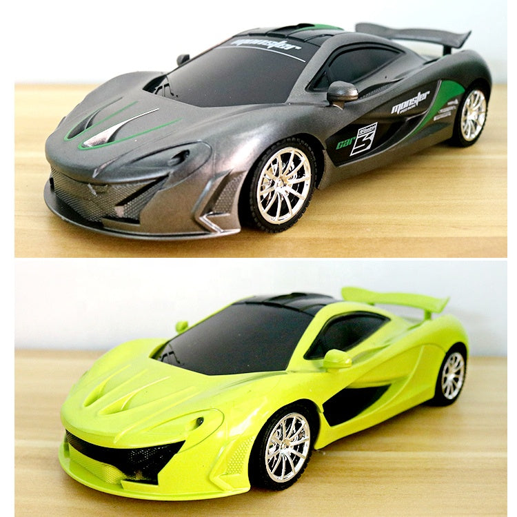 1:18 Scale RC Racing Car for Kids – 27MHz 4-Channel Remote Control Toy Car with Lights, 15m Control Range, Indoor and Outdoor Play