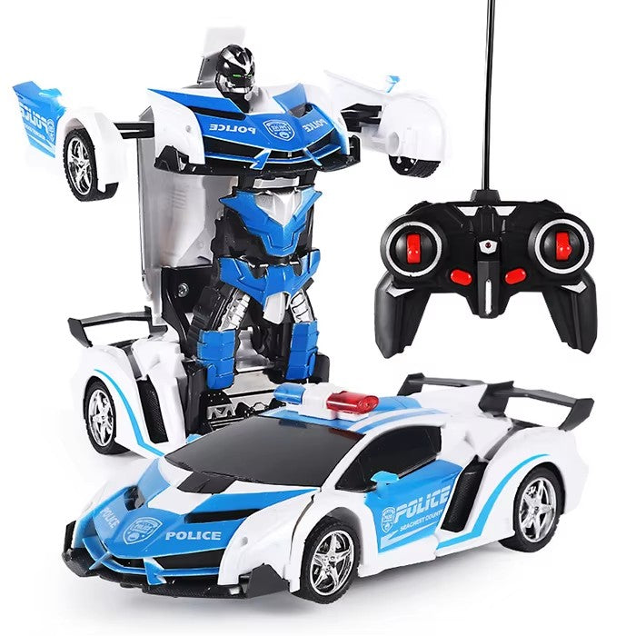 RC Deformation Robot Car for Kids – Electric Remote Control Transforming Vehicle with Induction Function, Interactive Robot Toy, Birthday Gift for Boys and Girls