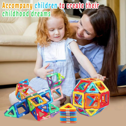 Magnetic Building Blocks for Kids Ages 4–6 – Creative 3D Puzzle Construction STEM Toy Set