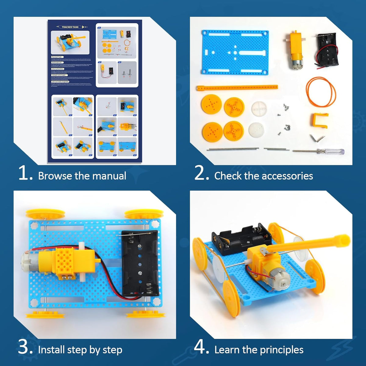 STEM Robotics Science Kit for Kids – Educational Robot Building & Engineering Toy