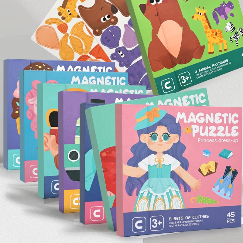 Montessori 3D STEM Matching Puzzle for Kids – DIY Quiet Book, Travel Activity Board & Preschool Learning Toy