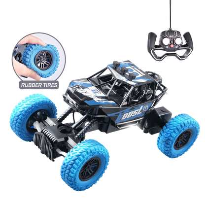 RC Off-Road Climbing Car for Kids – USB Rechargeable Remote Control Racing Vehicle with Lights, All-Terrain Toy Car, Birthday Gift for Boys and Girls