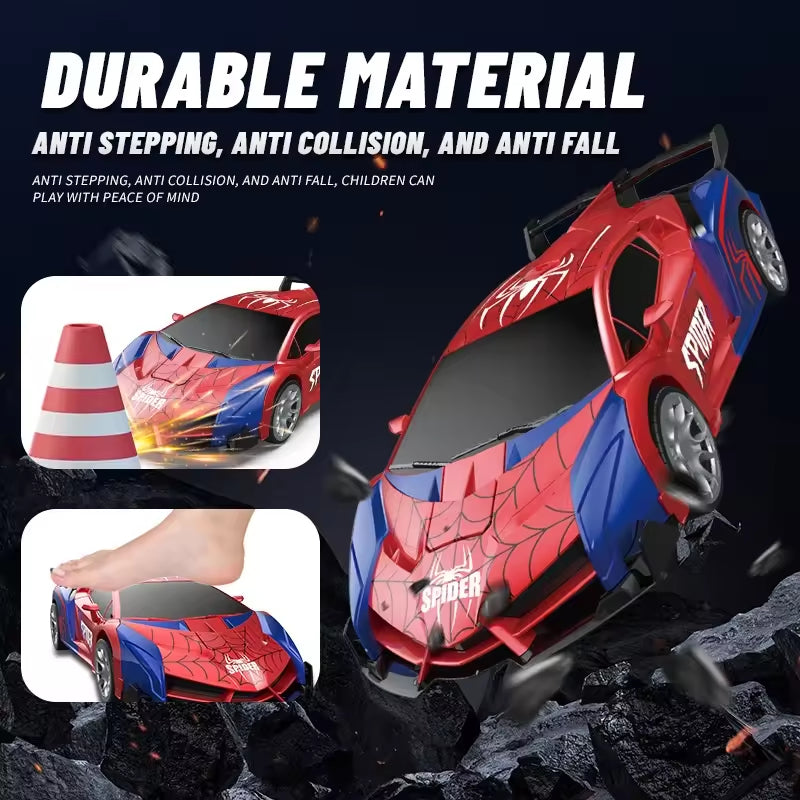 1:18 Scale RC Deformation Spider Robot Car – 2.4GHz Remote Control Transforming Toy with One-Button Conversion and 360° Rotation, Gift for Kids