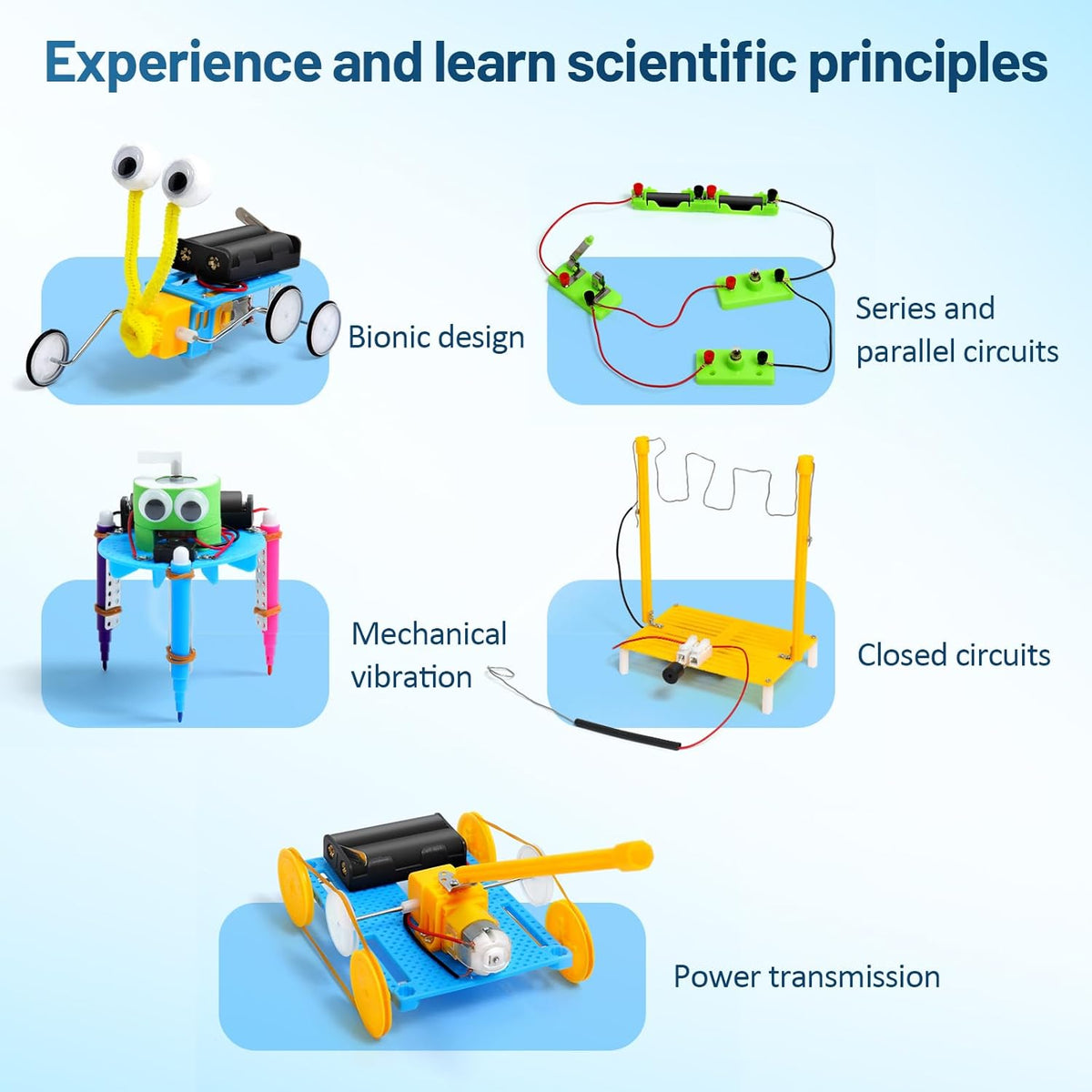 STEM Robotics Science Kit for Kids – Educational Robot Building & Engineering Toy