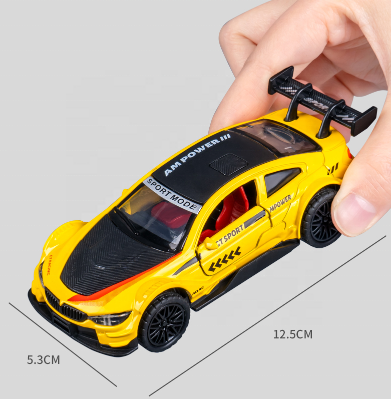 Mini Alloy Die-Cast Toy Car for Kids – Small Metal Pull-Back Vehicle Model, Battery-Free Racing Car, Collectible Toy and Gift for Boys and Girls