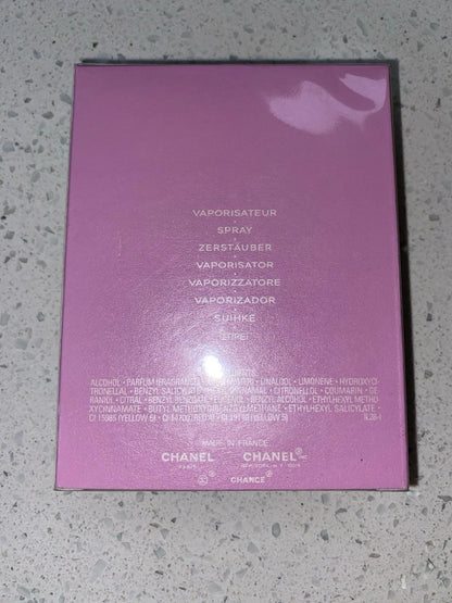 CHANEL Chance 3.4oz. Women's Eau De Toilette Spray