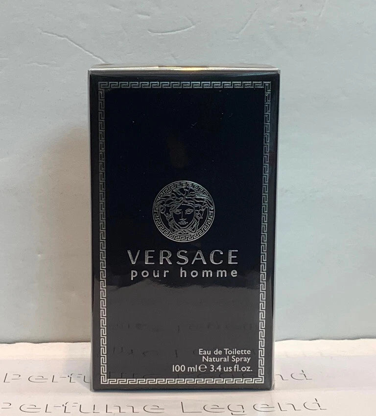 VERSACE POUR HOMME FOR MEN 100ML/3.4 FL.OZ EAU DE TOILETTE SPRAY SEALED SKU3247