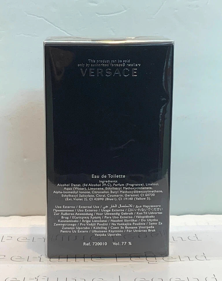 VERSACE POUR HOMME FOR MEN 100ML/3.4 FL.OZ EAU DE TOILETTE SPRAY SEALED SKU3247